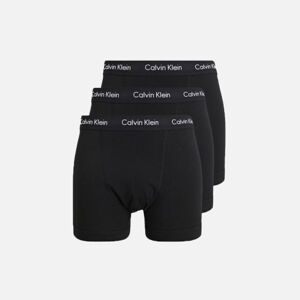 Calvin Klein pánské černé boxerky 3 pack - XS (XWB)